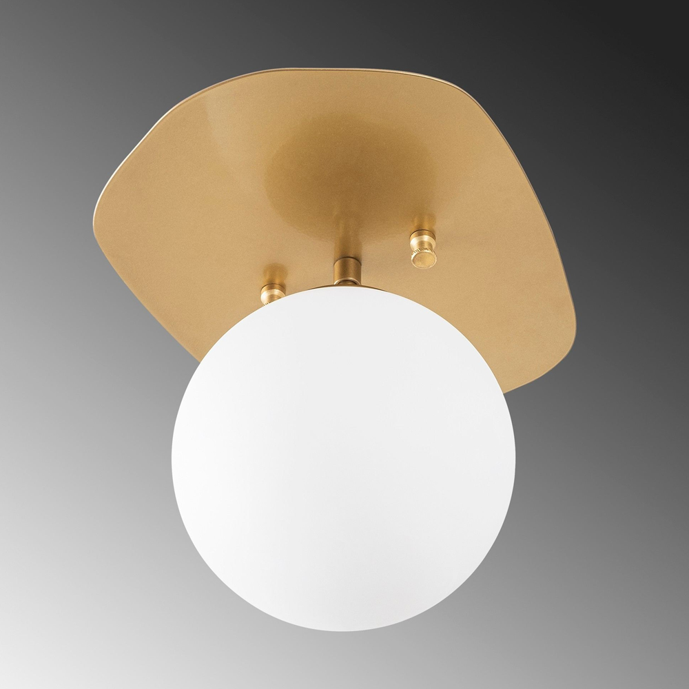 Walden Metal Ceiling Light in Gold