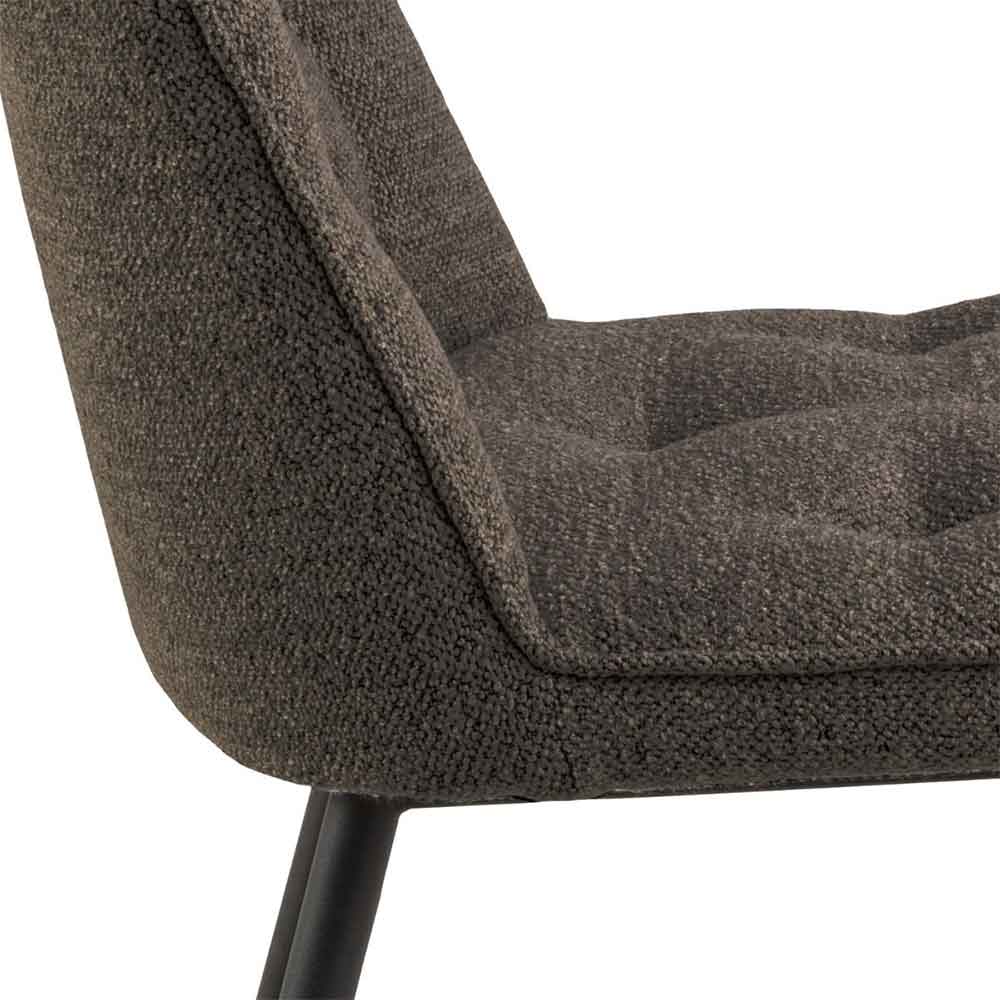 Waldorf Brown Ceramic Dining Table With 4 Bethel Chairs In Taupe