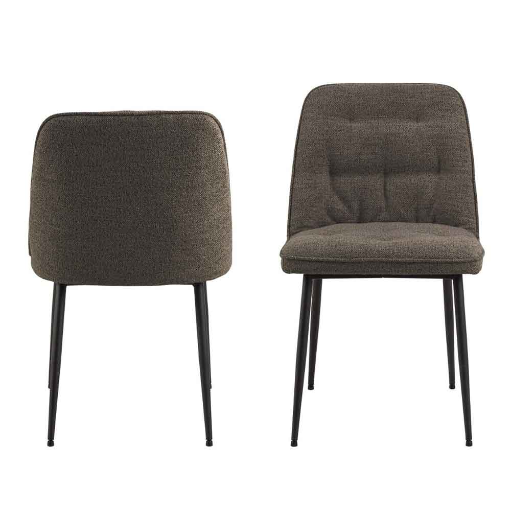 Waldorf Grey Ceramic Dining Table With 4 Bethel Chairs In Taupe