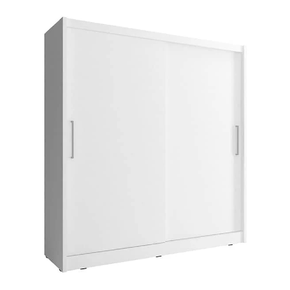 Read more about Waldorf wooden medium wardrobe with 2 sliding doors in matt white