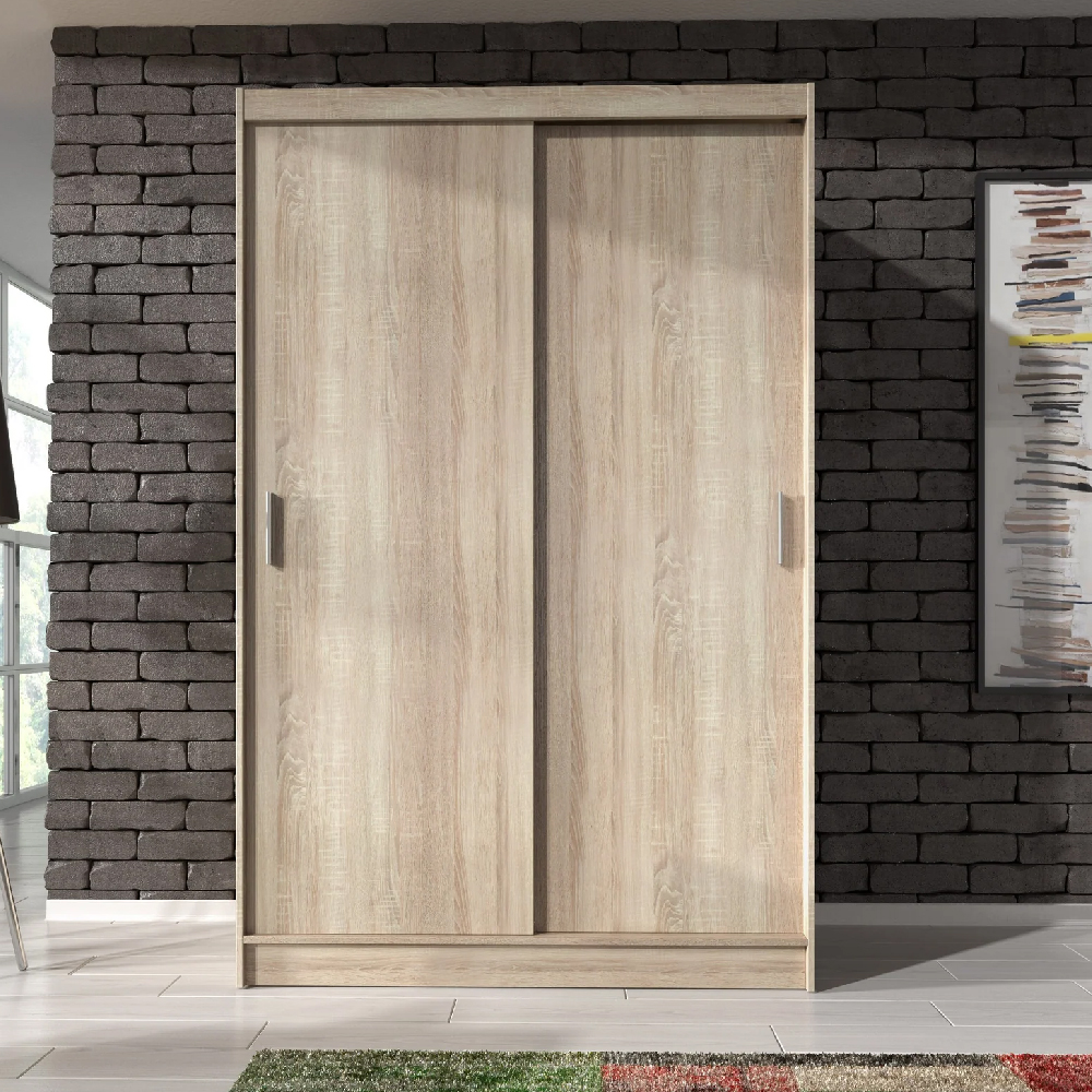 Read more about Waldorf wooden small wardrobe with 2 sliding doors in sonoma oak