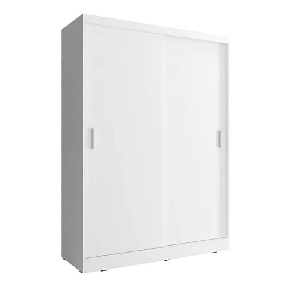 Read more about Waldorf wooden wardrobe with 2 sliding doors in matt white