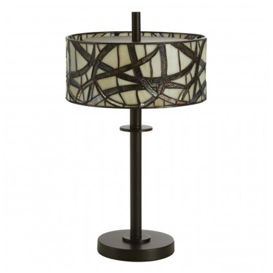 Read more about Waldron branch table lamp in bronze tone