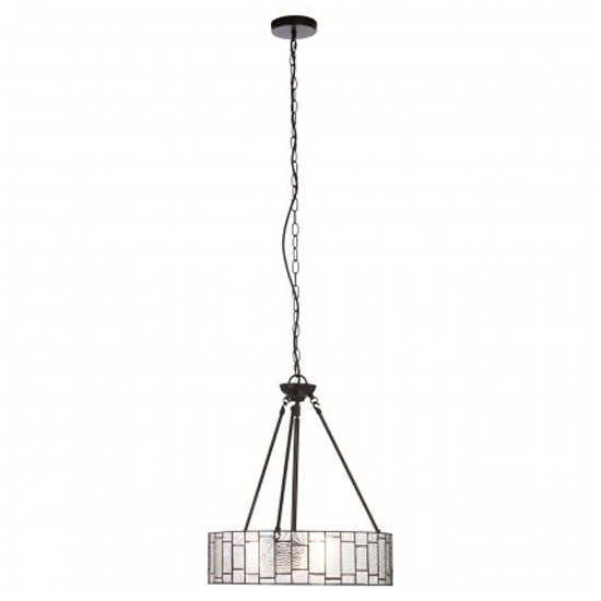 Waldron Deco 1 Pendant Light In Bronze Tone