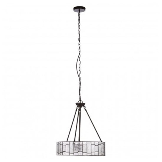 Product photograph of Waldron Deco 1 Pendant Light In Bronze Tone from Furniture in Fashion