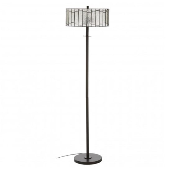 Read more about Waldron deco floor lamp in bronze tone