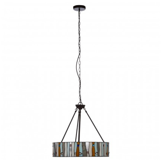 Product photograph of Waldron Jewel 1 Pendant Light In Bronze Tone from Furniture in Fashion