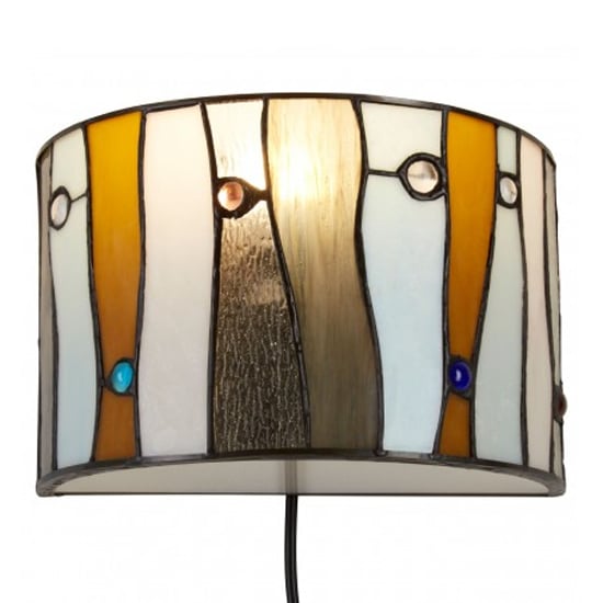 Waldron Jewel Wall Light In Bronze Tone