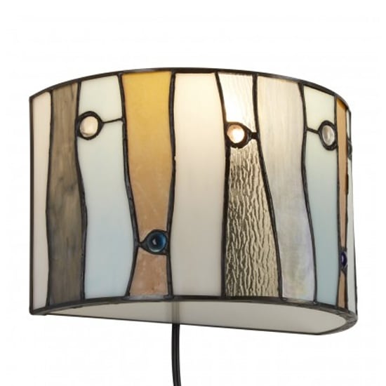 Waldron Jewel Wall Light In Bronze Tone