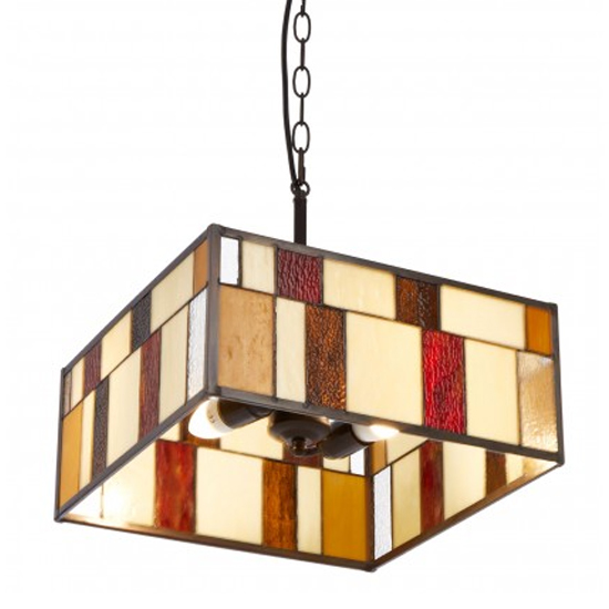 Waldron Square 1 Pendant Light In Bronze Tone