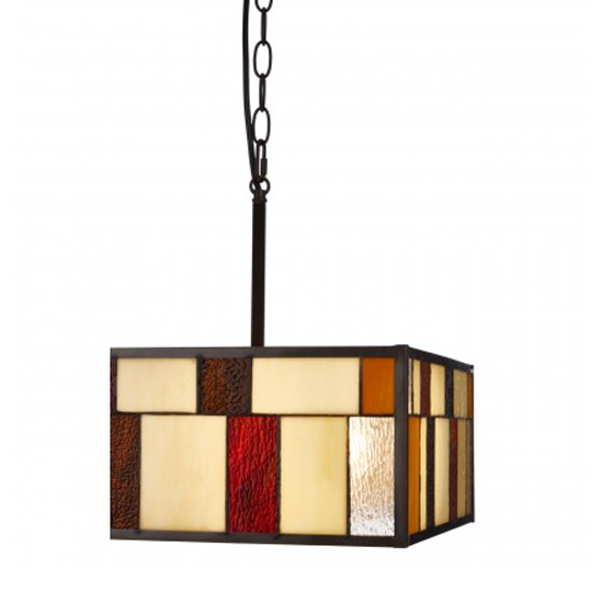 Waldron Square 1 Pendant Light In Bronze Tone