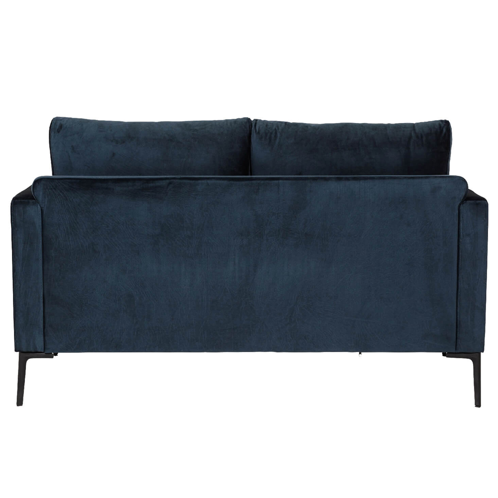 Waleska Fabric 2 Seater Sofa In Navy