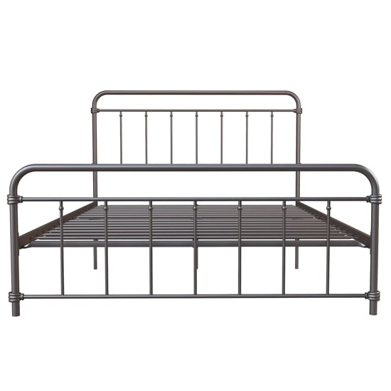 Wayne Metal King Size Bed In Bronze