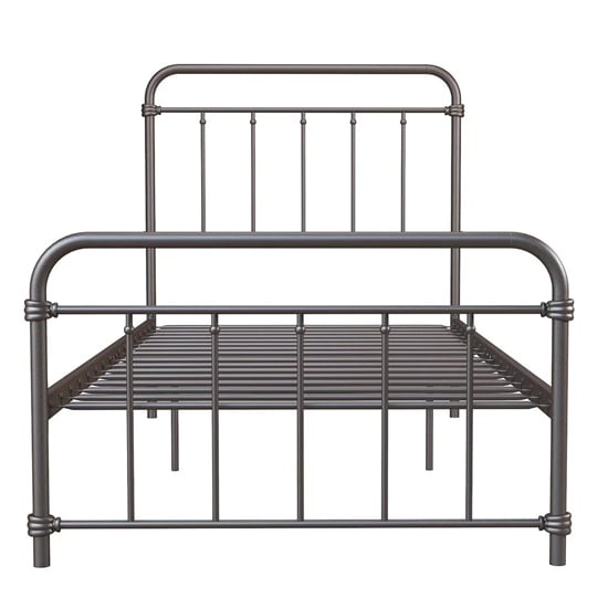 Wayne Metal Single Bed In Bronze