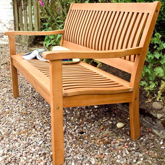 Walsall 1.2m Wooden Seating Bench In Factory Stain_3