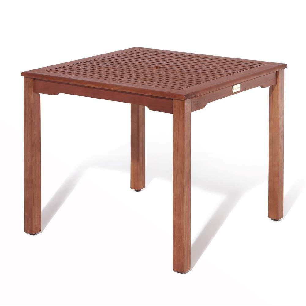 Walsall Wooden Garden Dining Set With 4 Chairs In Natural