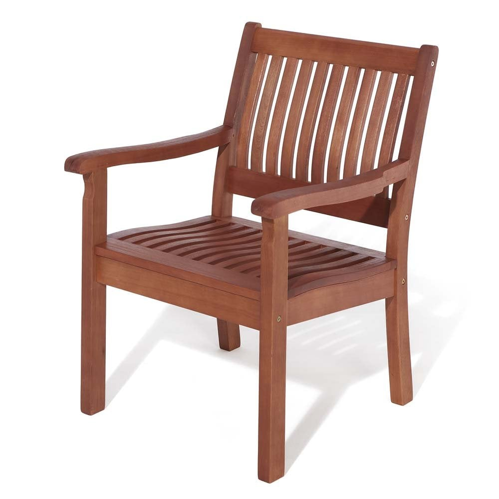 Walsall Wooden Garden Dining Set With 4 Chairs In Natural