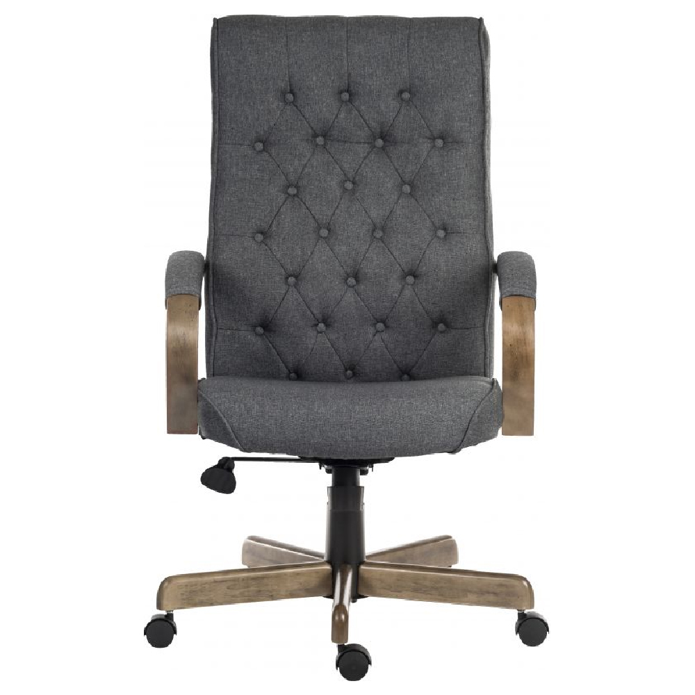 Waltham Fabric Home And Office Chair In Grey