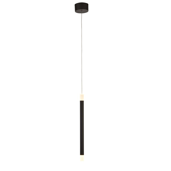 Product photograph of Wands Led 1 Light Ceiling Pendant Light In Matt Black from Furniture in Fashion