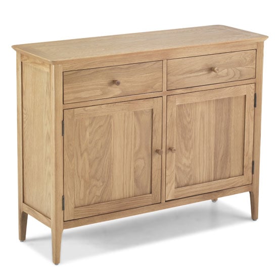 Photo of Wardle wooden medium sideboard in crafted solid oak