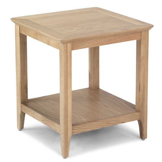 Read more about Wardle wooden small coffee table in crafted solid oak