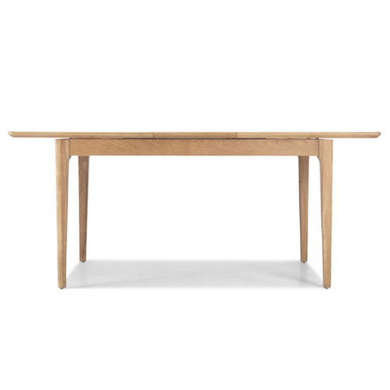 Wardle Wooden Small Extending Dining Table In Light Solid Oak_2