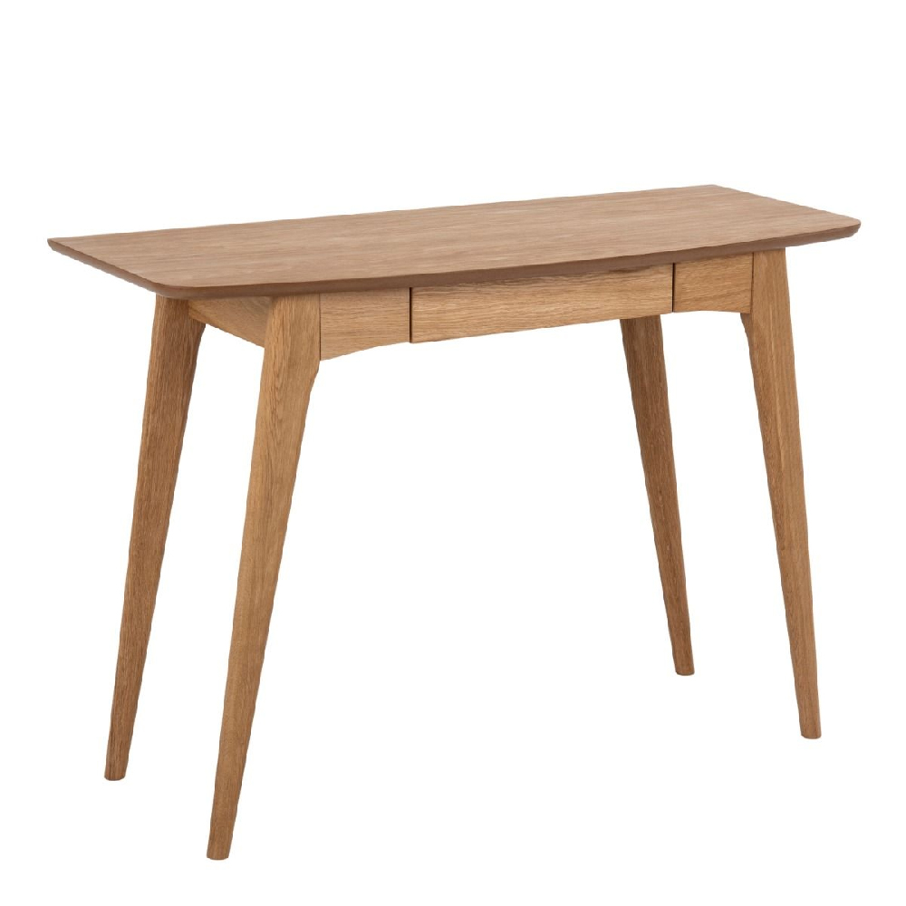 Warsaw Wooden Laptop Desk With 1 Drawer In Oak