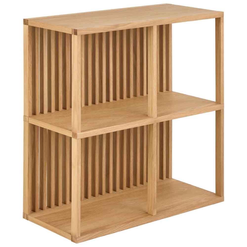 Warsaw Wooden Wall Shelf With 3 Shelves - Oak