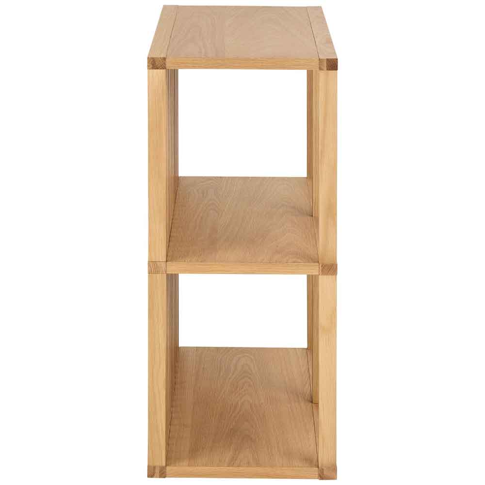 Warsaw Wooden Wall Shelf With 3 Shelves - Oak
