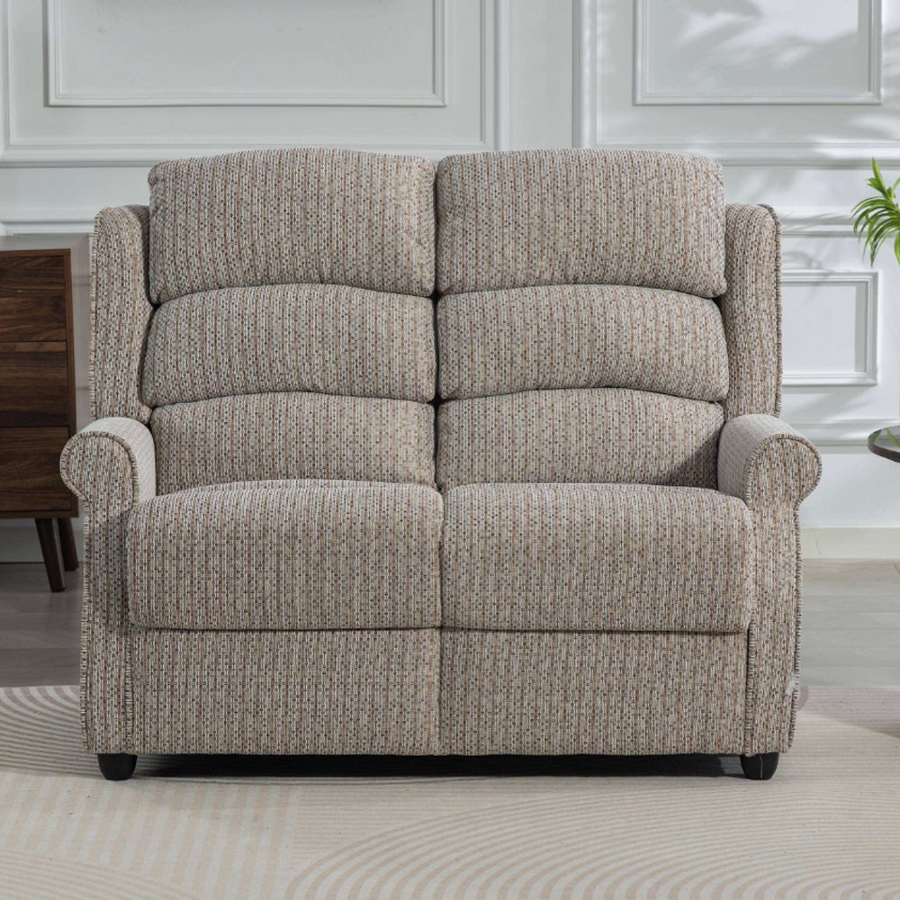 Warth Fabric 2 Seater Sofa in Natural