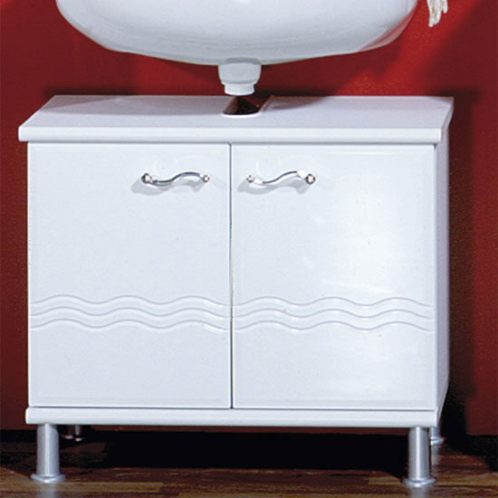 Jessica White Bathroom Vanity without Wash Basin, 410384