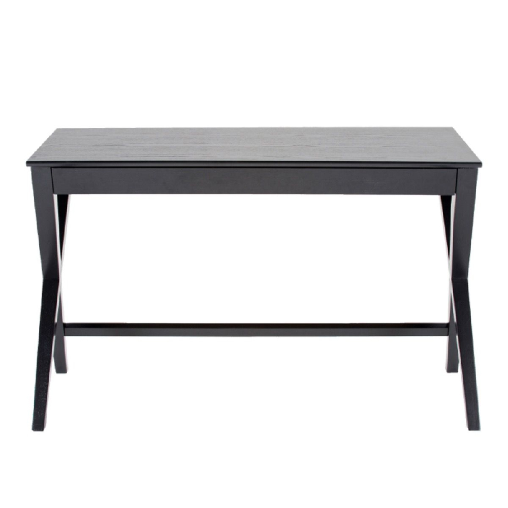 Waterloo Wooden Laptop Desk With 1 Drawer In Black