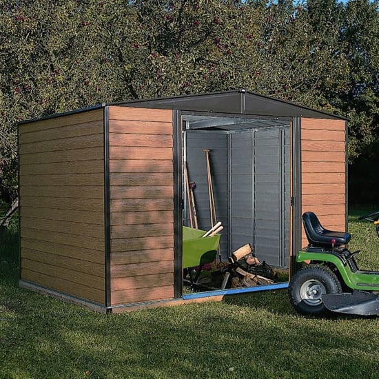 Watten Metal 10x6 Apex Shed With Floor And Assembly