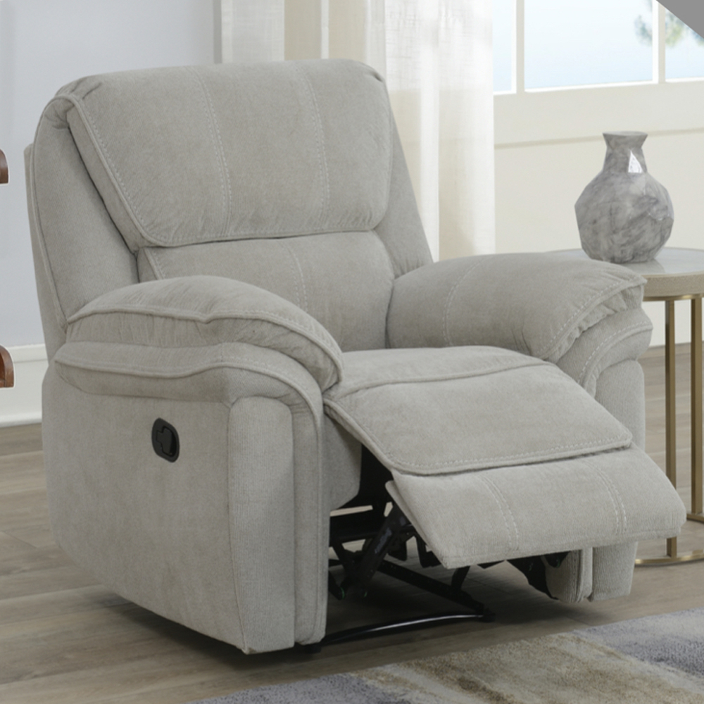 Wauchula Fabric Recliner 3+1+1 Seater Sofa Set - Beige