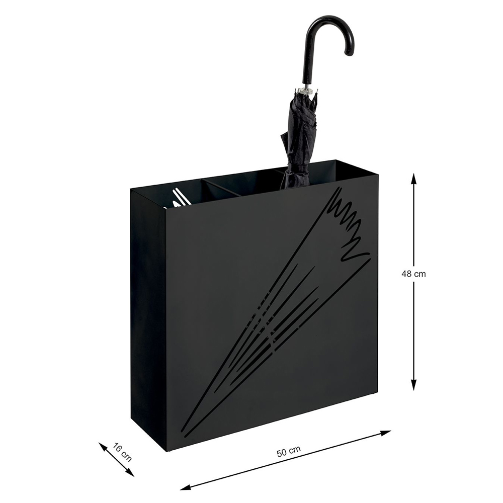 Wauseon Large Metal Umbrella Stand In White