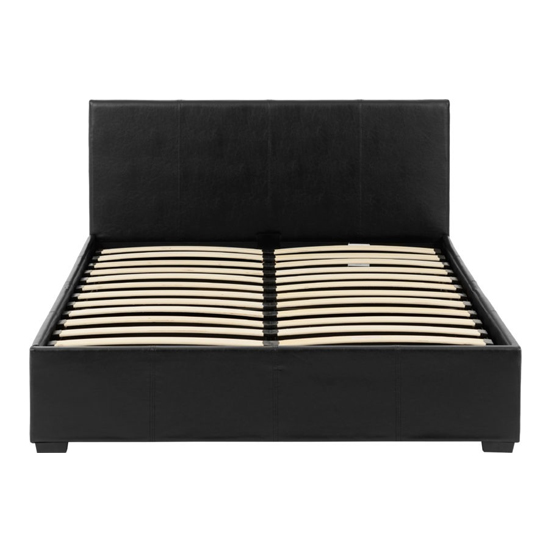 Wick Faux Leather Storage Double Bed In Black_5