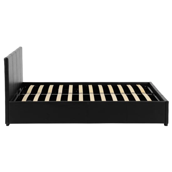 Wick Faux Leather Storage Small Double Bed In Black_4
