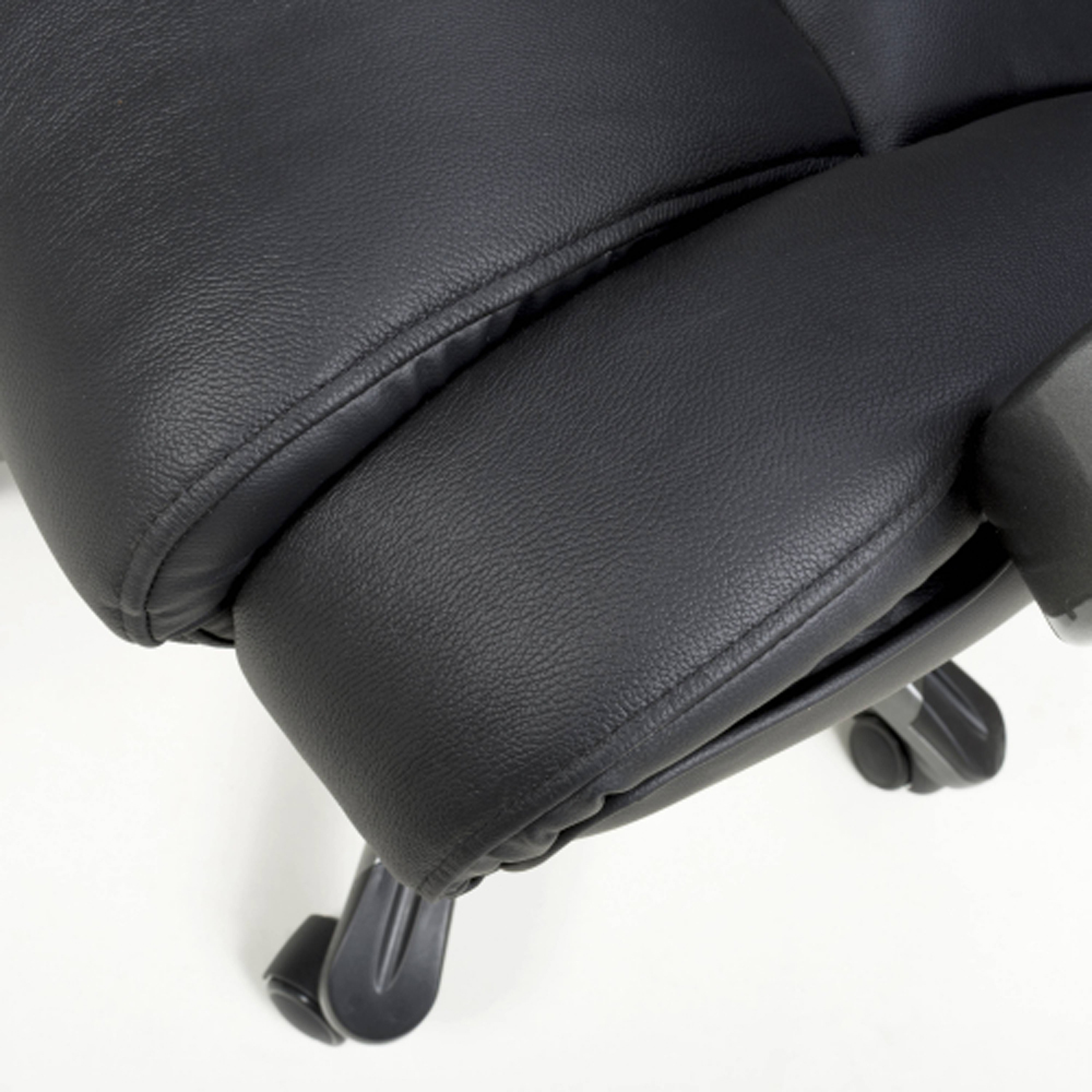Waverly Executive Leather Home and Office Chair in Black
