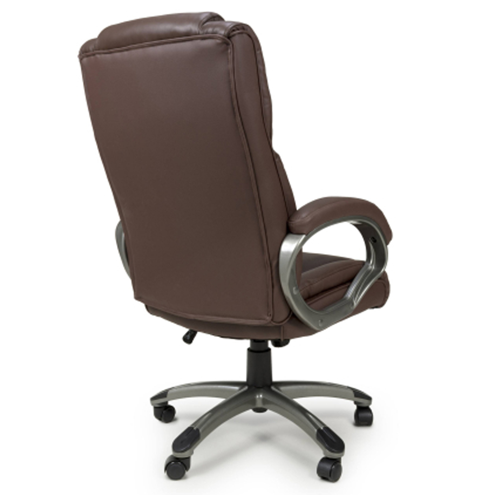 Waverly Executive Leather Home and Office Chair in Brown