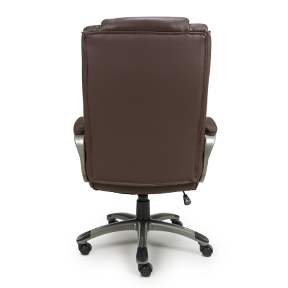 Waverly Executive Leather Home and Office Chair in Brown