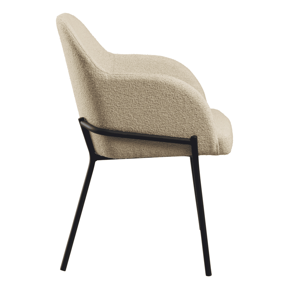 Wayne Fabric Armchair In Natural