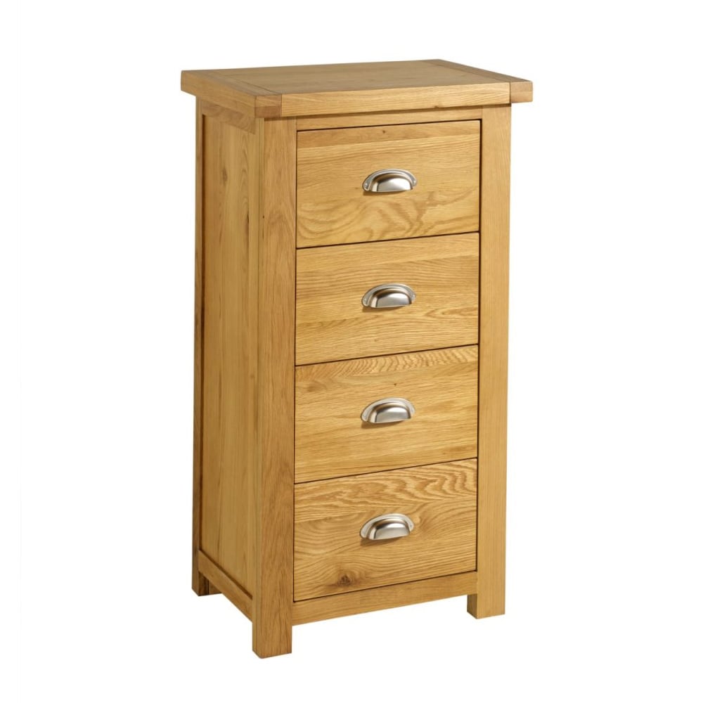 Webworms Wooden Chest Of 4 Drawers In Oak