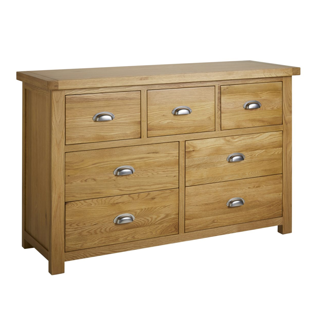 Webworms Wooden Chest Of 7 Drawers In Oak