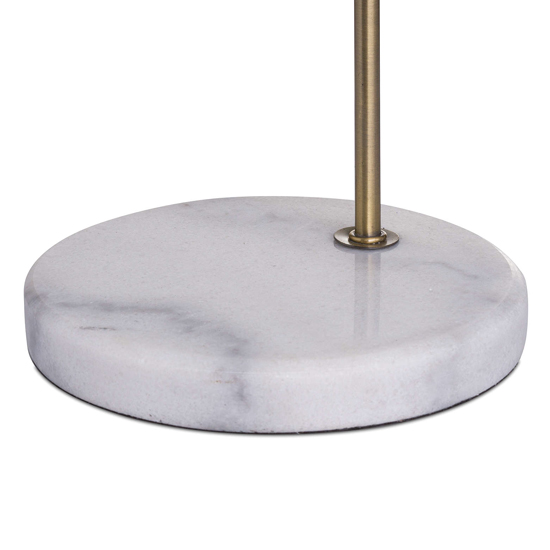 Weir Metal Adjustable Table Lamp In Brass With Marble Base_2