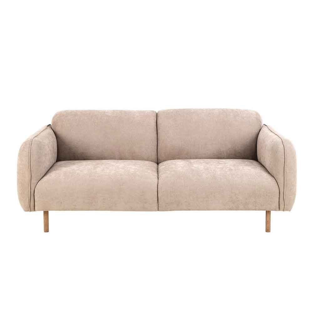 Welch Fabric 2.5+3 Seater Sofa In Fay Beige