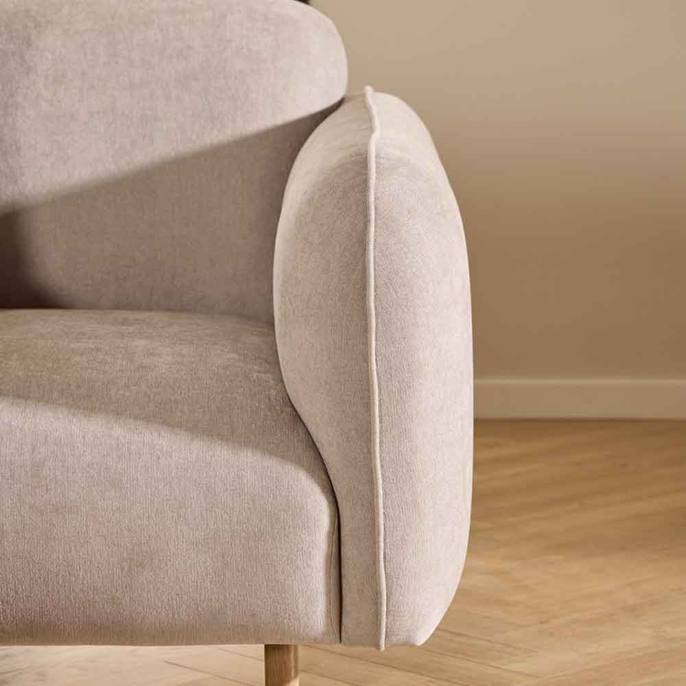 Welch Fabric 2.5+2.5 Seater Sofa Set In Fay Beige