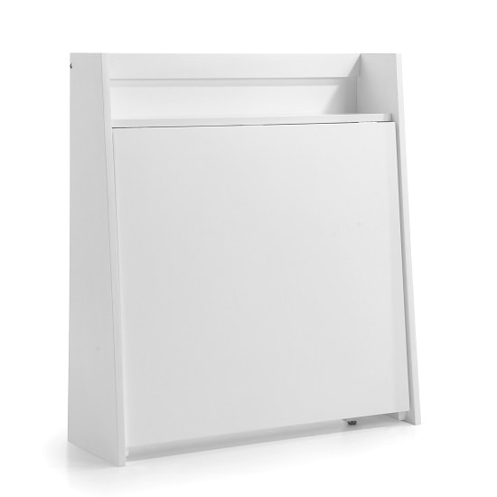 Hanaye Folding Console In To A Dining Table Set In White