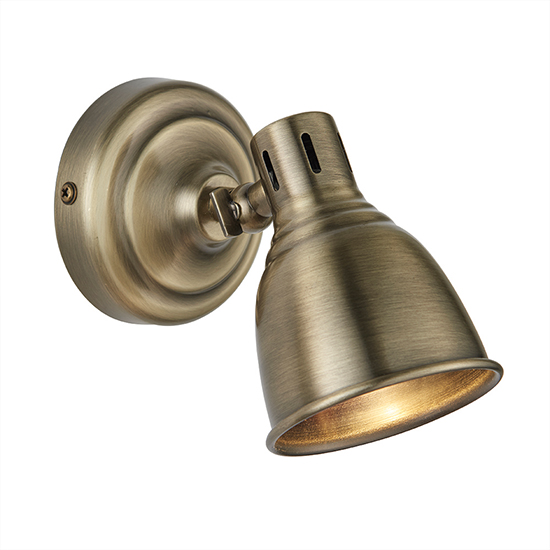 Westbury 1 Light Spotlight In Antique Brass