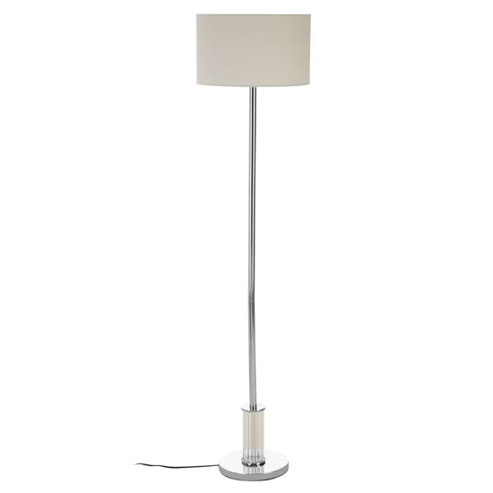 Read more about Westico cream fabric shade floor lamp with chrome base