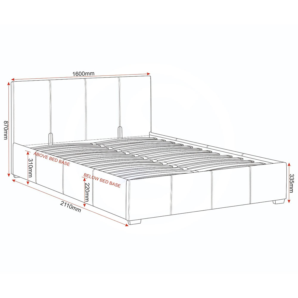 Westley Linen Fabric Ottoman Storage King Size Bed in Grey